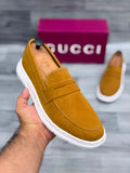 Gucci Men’s Shoes (Camel)