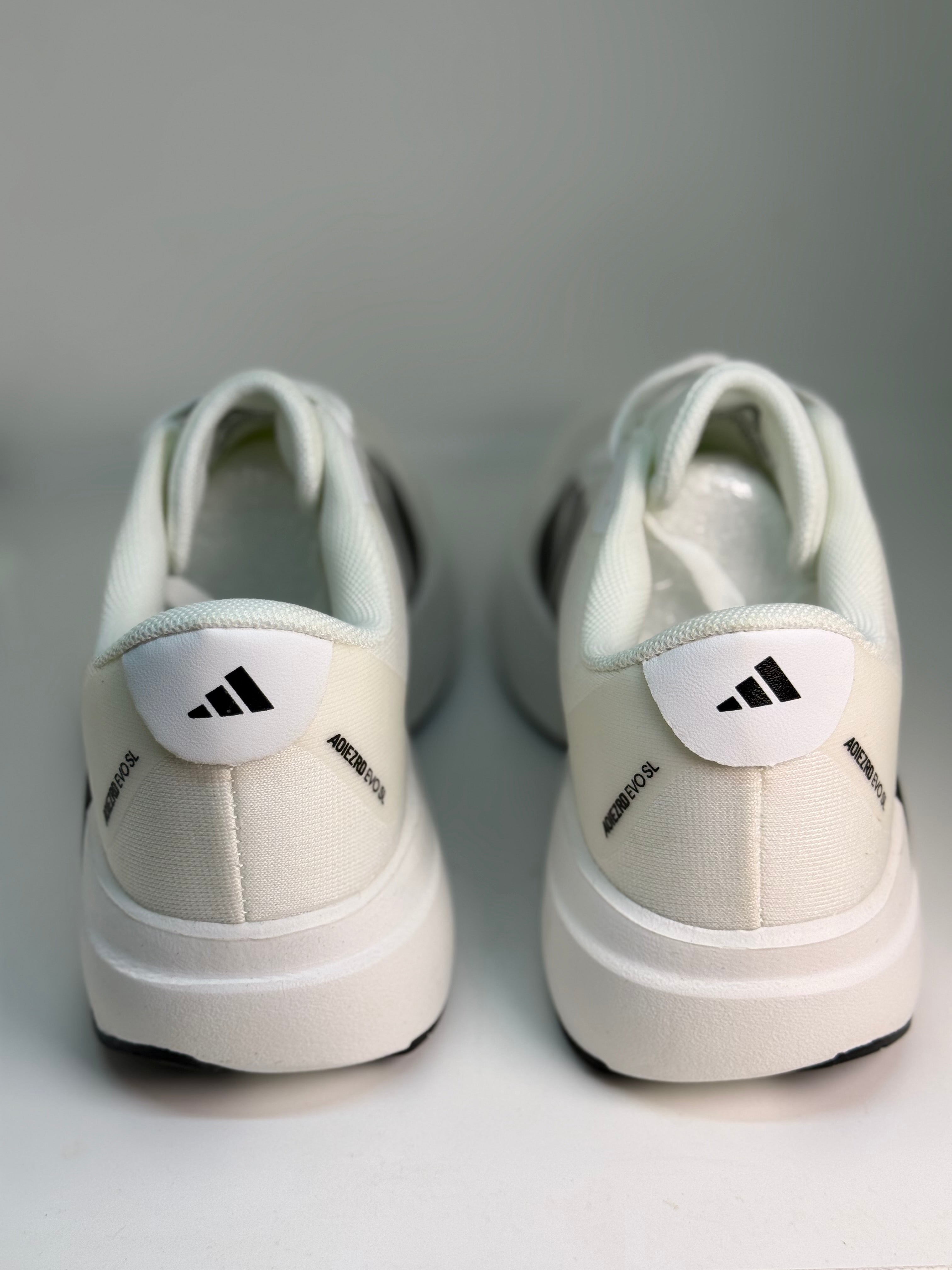 Adidas Adizero Evo SL White Black Stripes