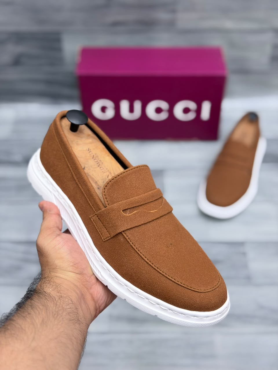 Gucci Men’s Shoes (Mustard)