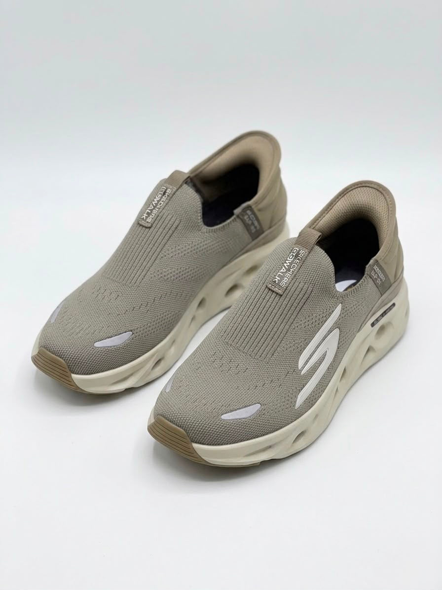 Skechers Slip-Ins (Swirl Tech Edition) Khaki