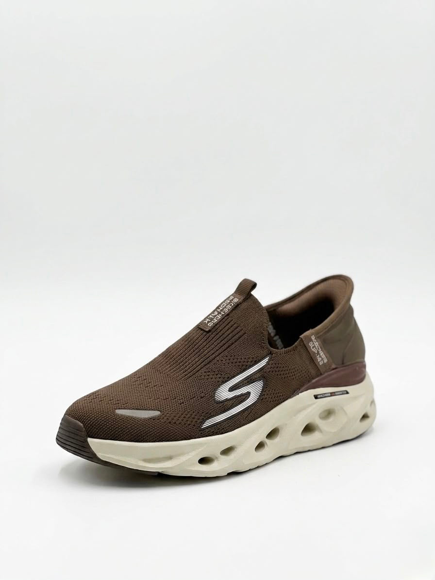 Skechers Slip-Ins (Swirl Tech Edition) Mocha Brown