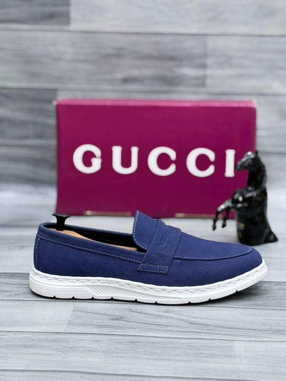 Gucci Men’s Shoes (Blue)