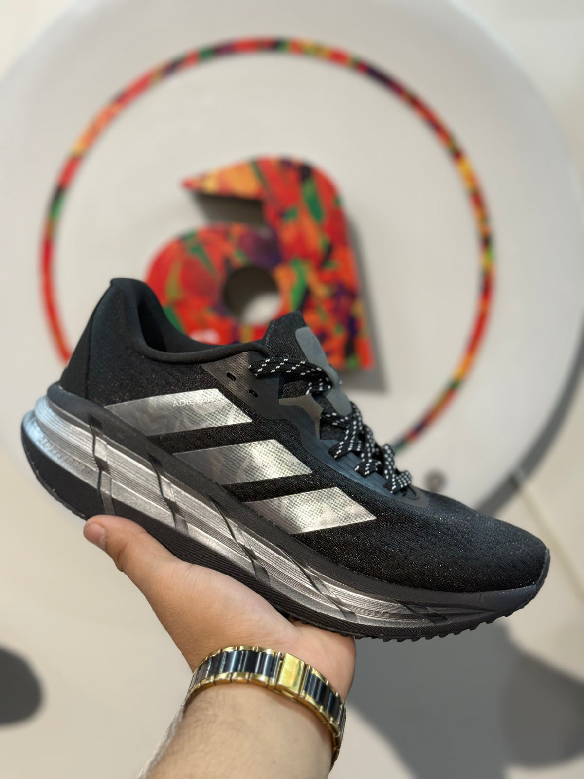 AD Adistar 2.0 (Core Black / Silver Metallic )