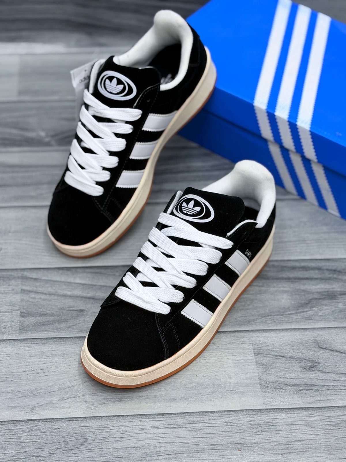 Adidas Campus (Black &amp; White)