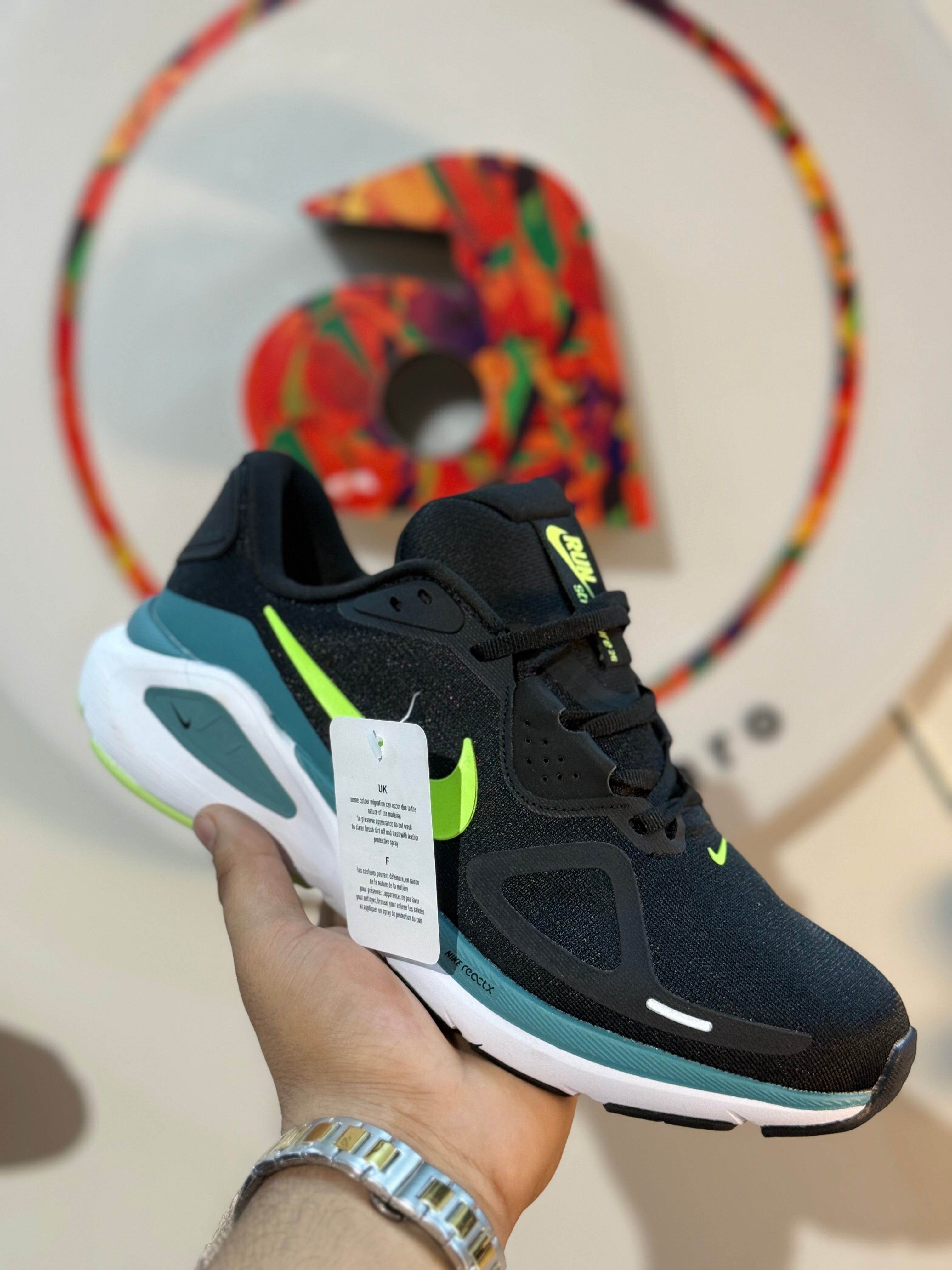 Nike Structure 26 X (Black / Neon Green / Teal)