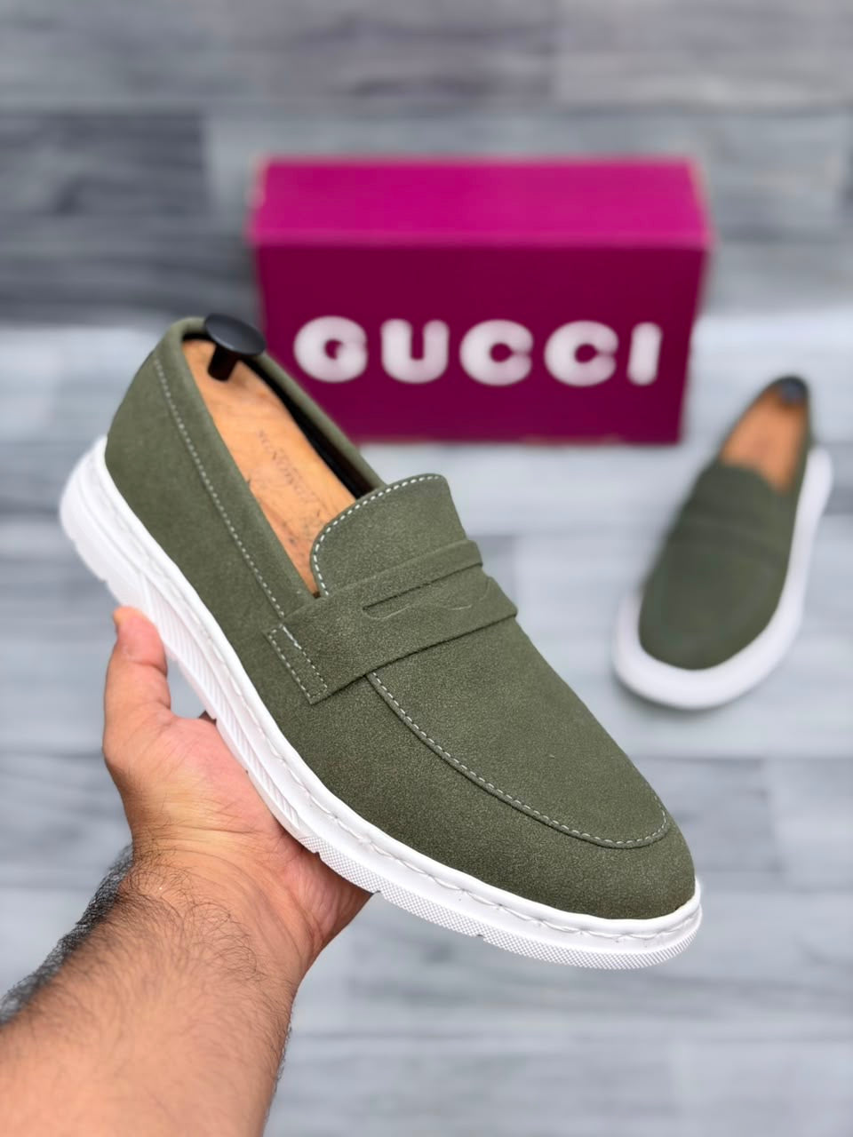 Gucci Men’s Shoes (Green)
