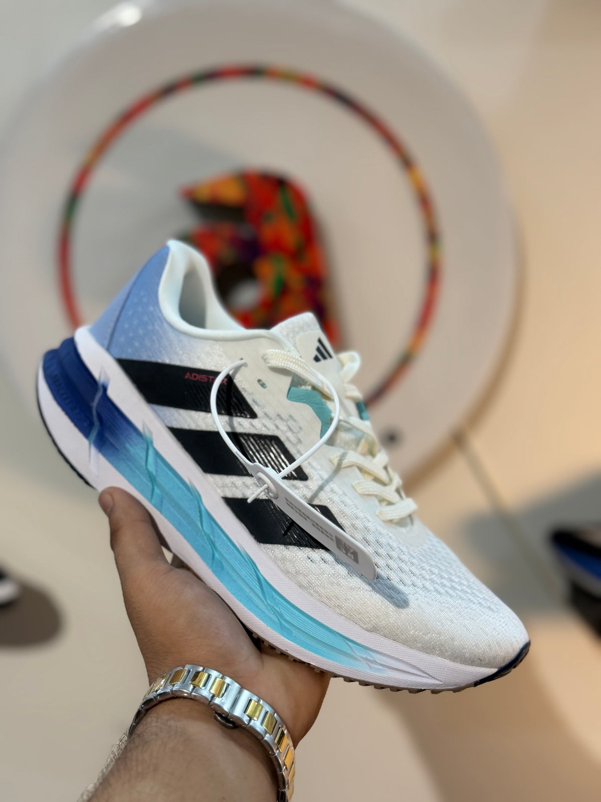 AD Adistar 2.0 (Cloud White / Core Black / Lucid Blue)