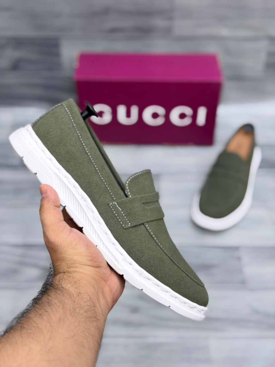 Gucci Men’s Shoes (Green)