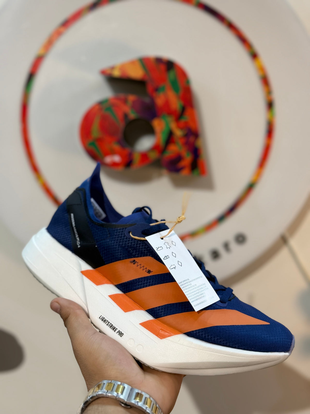 AD Adizero Pro 4 (Royal Blue / Coral / White)