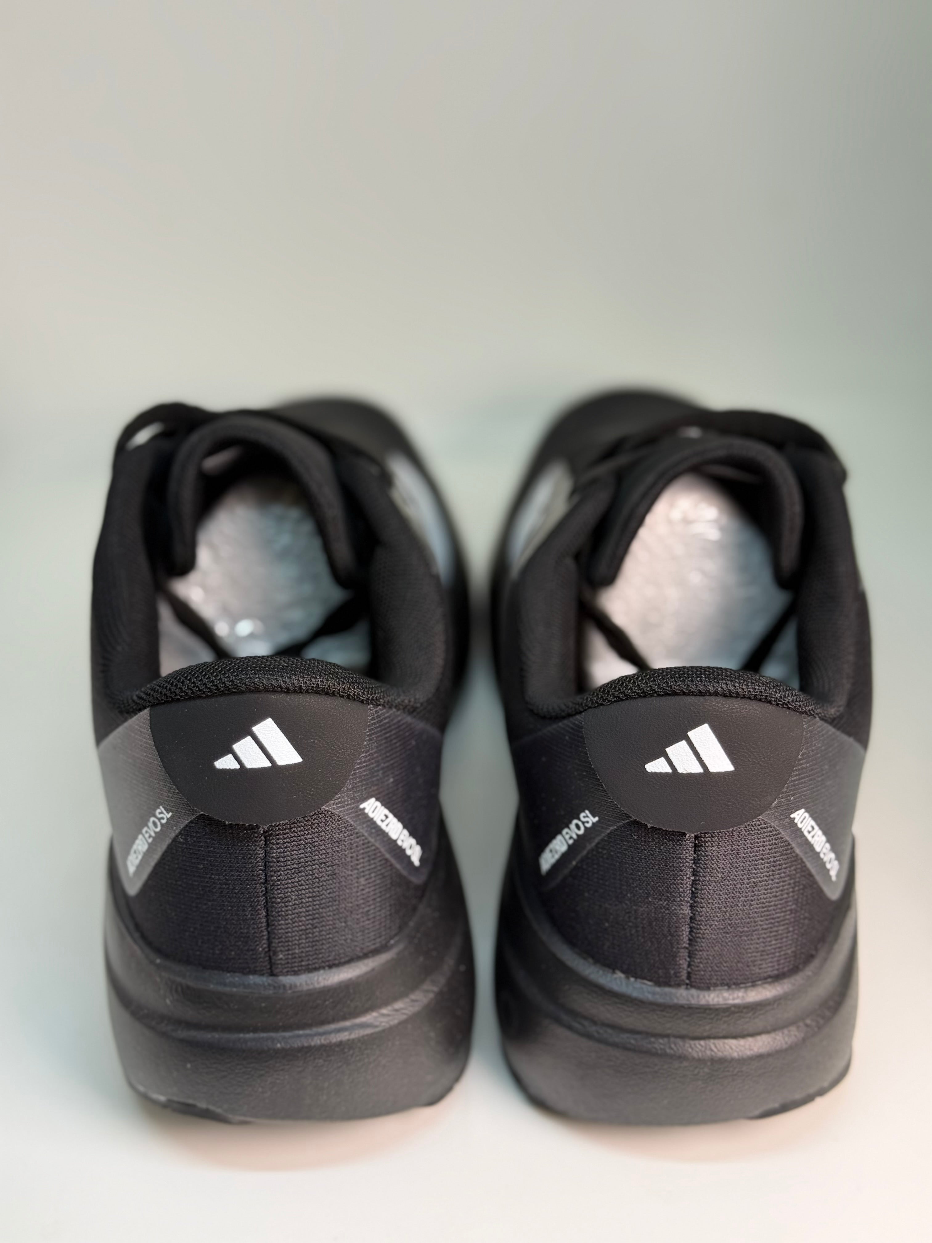 Adidas Adizero Evo SL Black White Stripes