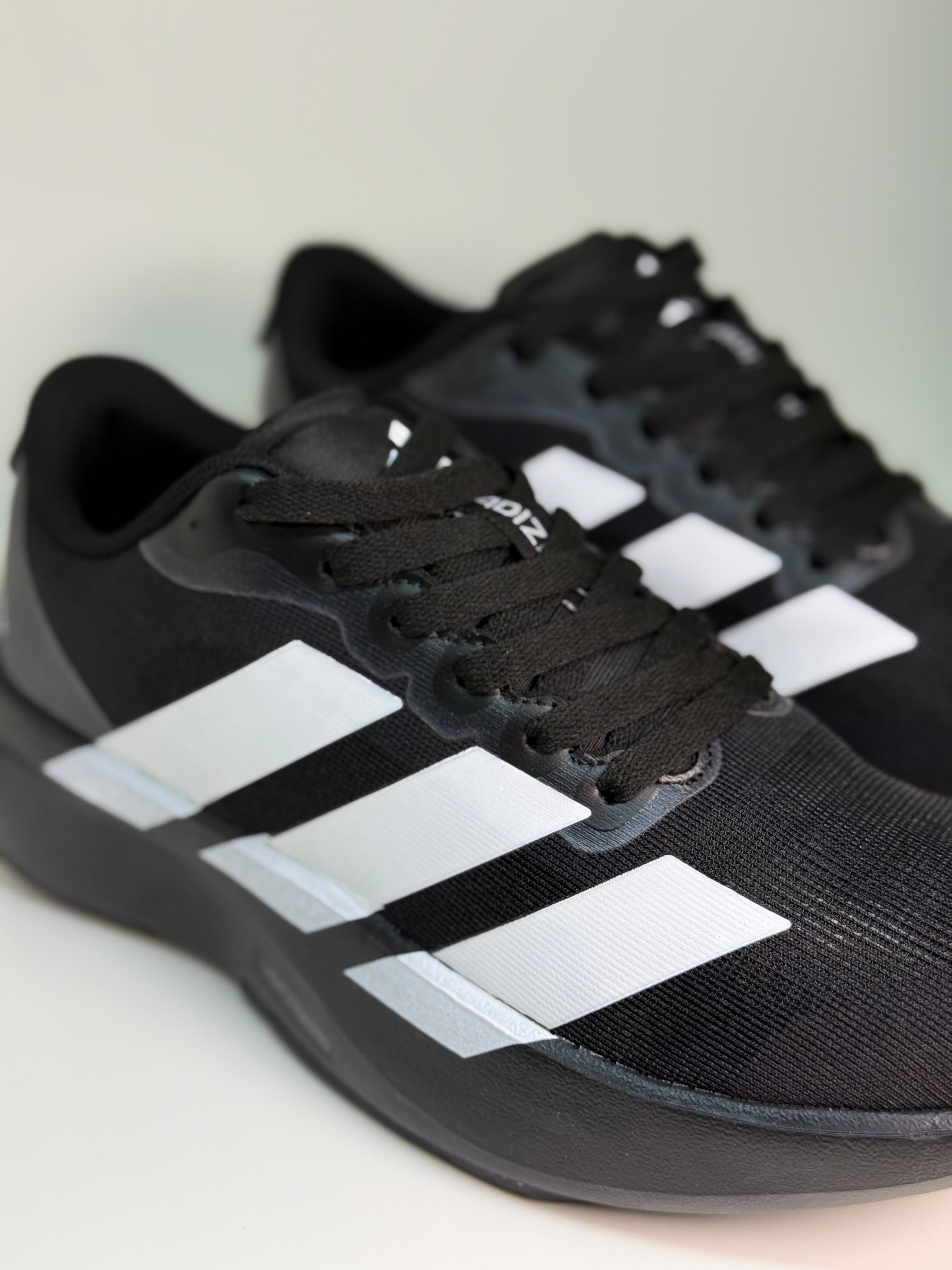 Adidas Adizero Evo SL Black White Stripes