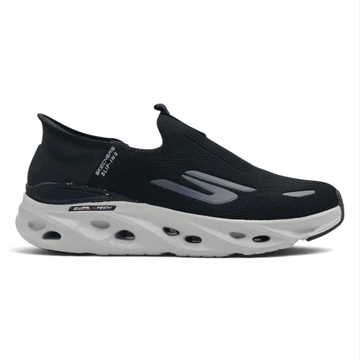 Skechers Slip-Ins (Swirl Tech Edition) White/Gray
