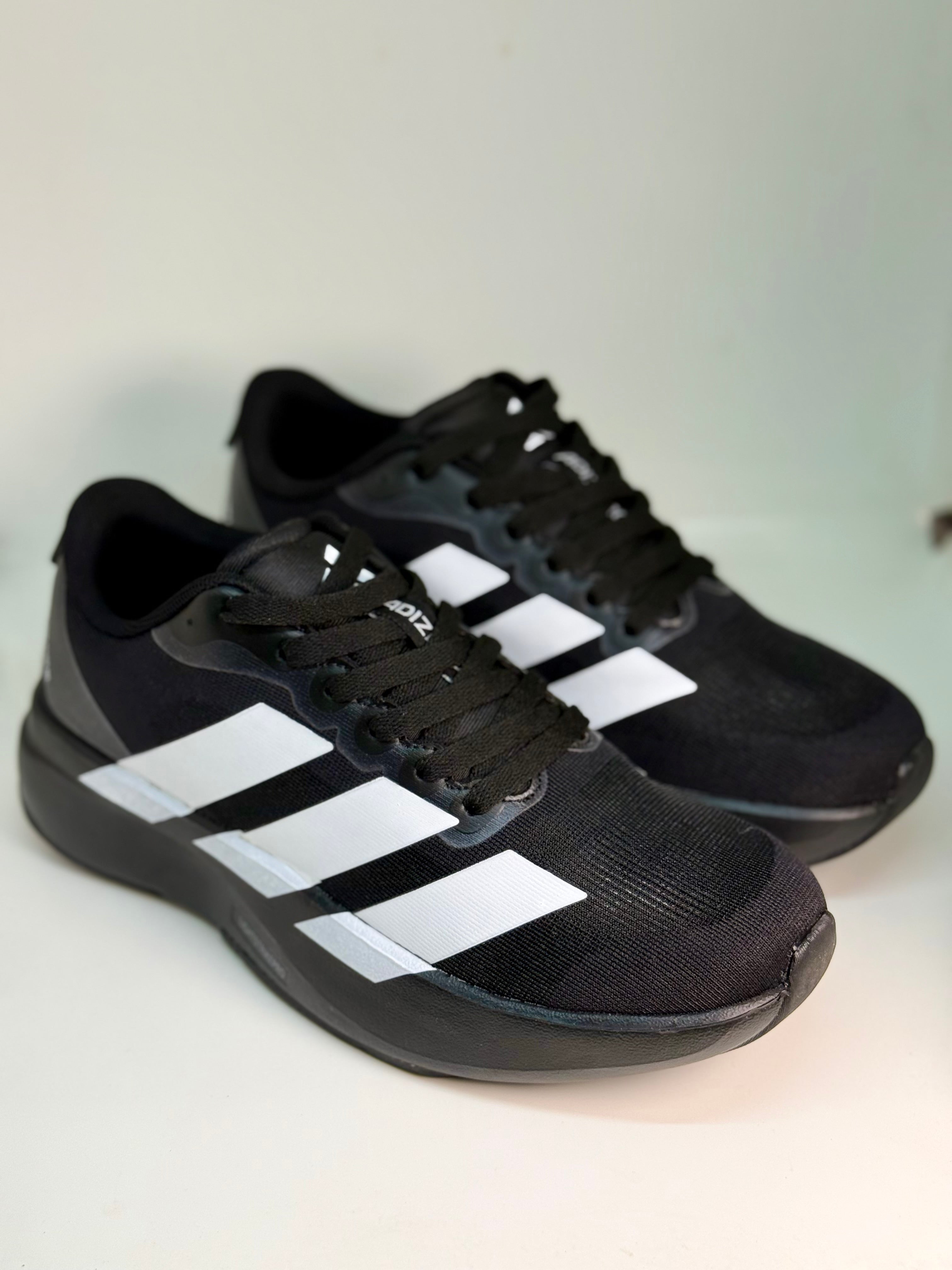 Adidas Adizero Evo SL Black White Stripes