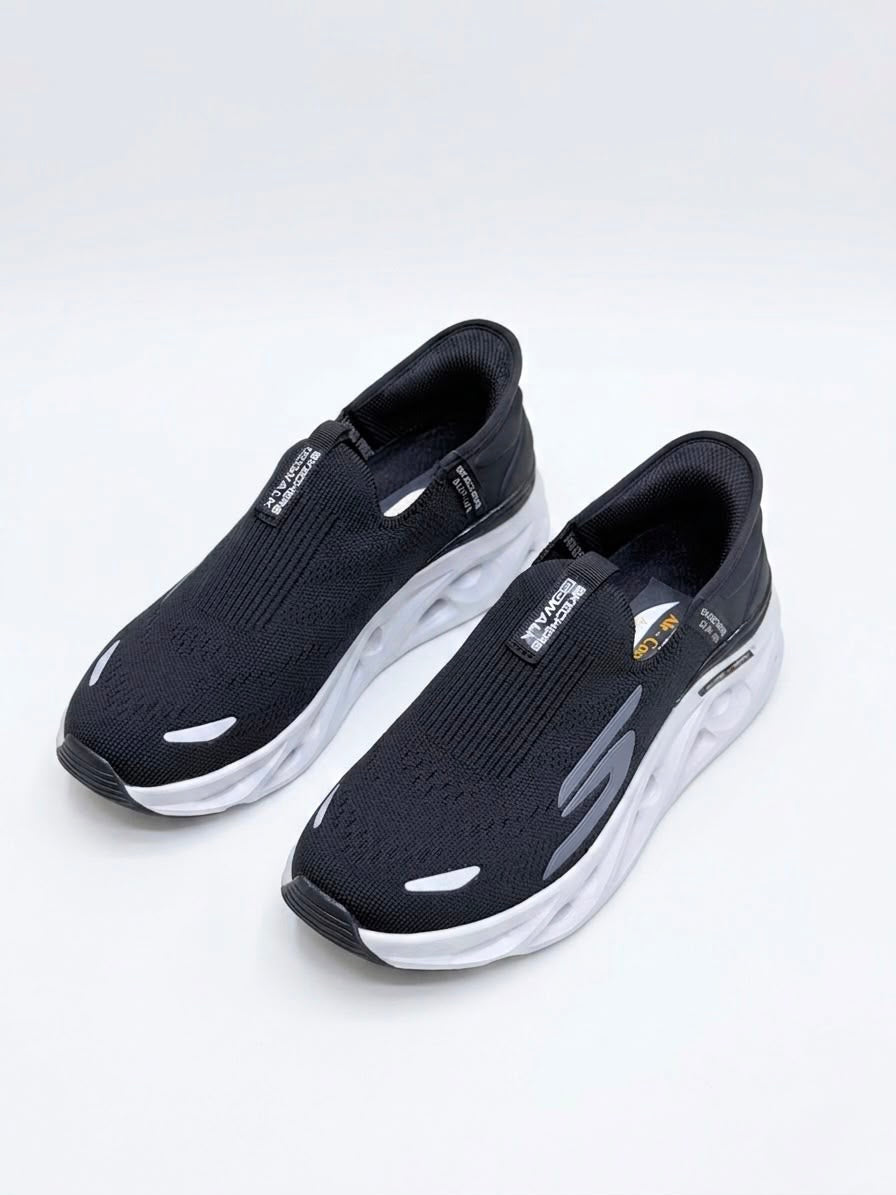 Skechers Slip-Ins (Swirl Tech Edition) White/Gray