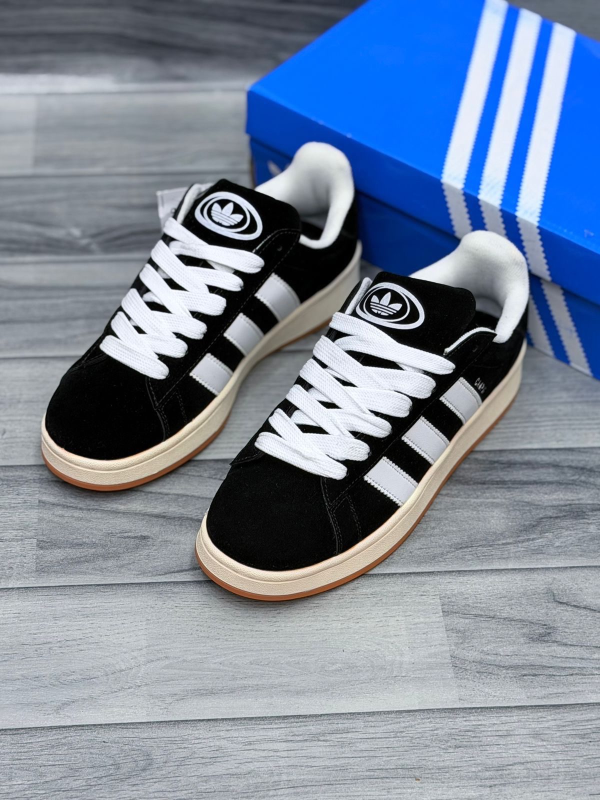 Adidas Campus (Black &amp; White)
