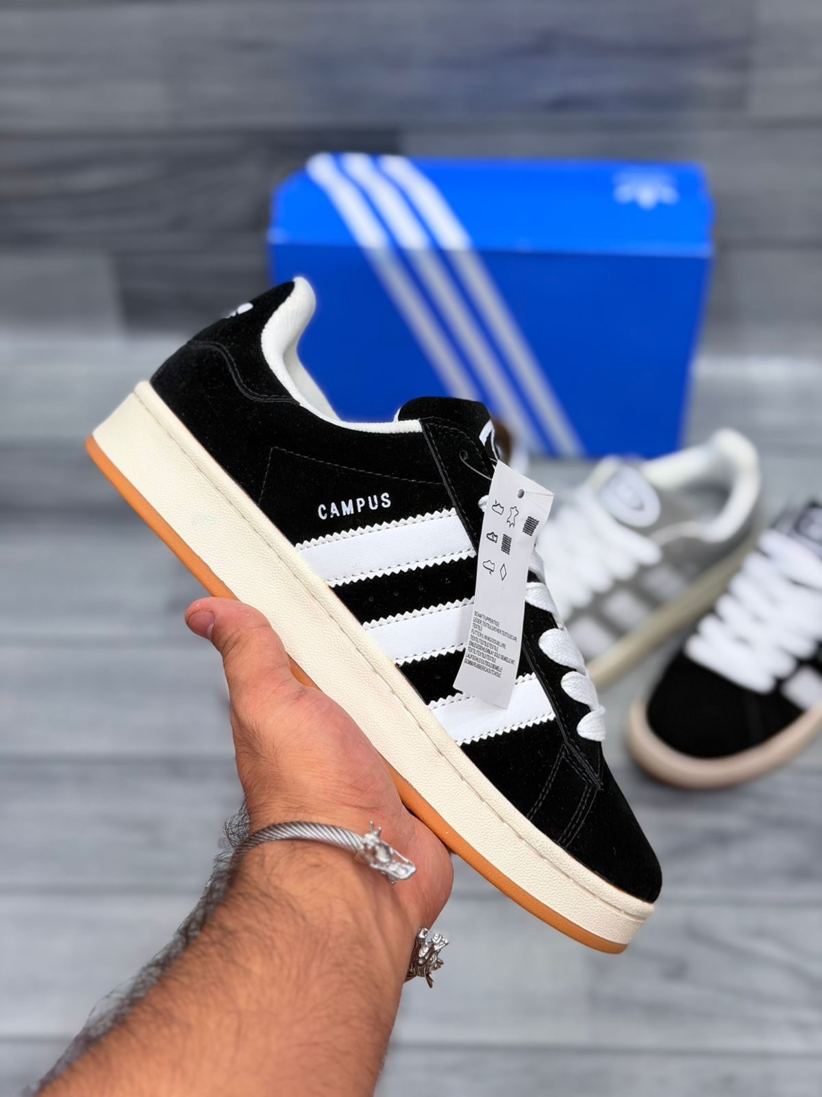Adidas Campus (Black &amp; White)
